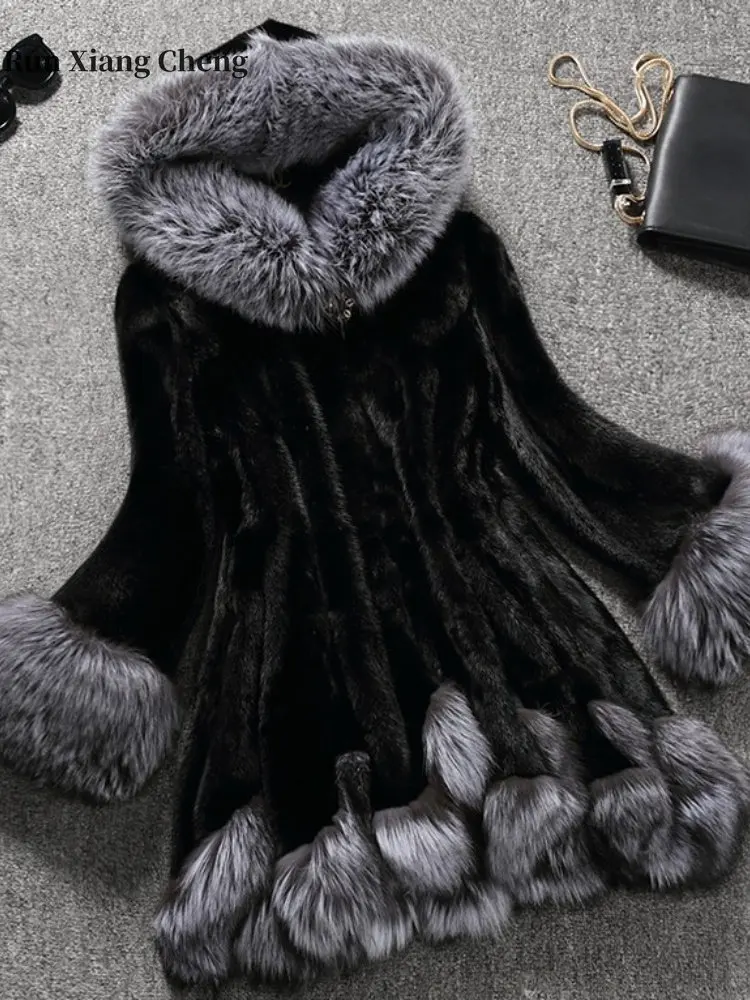 2023 Autumn and Winter Free Shipping Classic Luxury Cold and Warm Protection Fur Vest High Street Casual Style Soft Fox Fur Coat