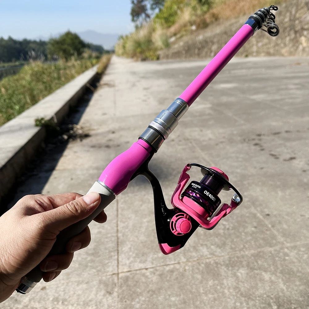 Set di mulinelli per canna da pesca telescopica in fibra di carbonio - immagine 6