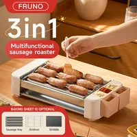YR Home small hot dog machine dormitory multi-functional sausage grill fully automatic breakfast sausage grill 2