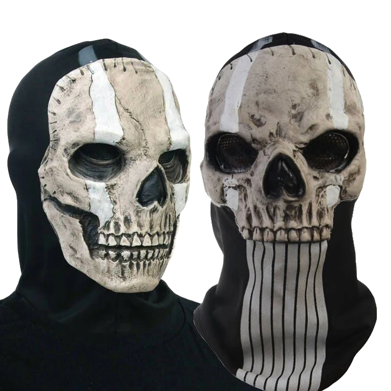MWII Ghost Mask 2023 COD Cosplay Airsoft Tactical Ghost Actor - AliExpress