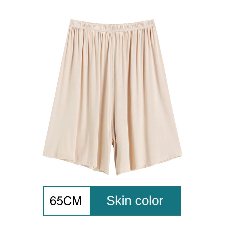 Pant Liner Slip Leggings Women's Summer Bottoming Safety Pants Basic Loose Anti Transparent Modal Wear Non Curling Undershorts