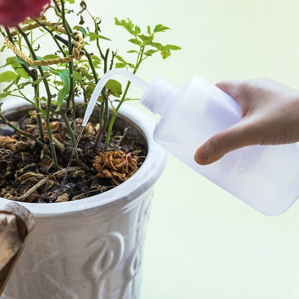 Irrigation Bottle 250/500ml Indoor Plant Watering Can Water Squirt Bottle Plastic Rinse for Eyelash Eye Wash Tattoo Lab