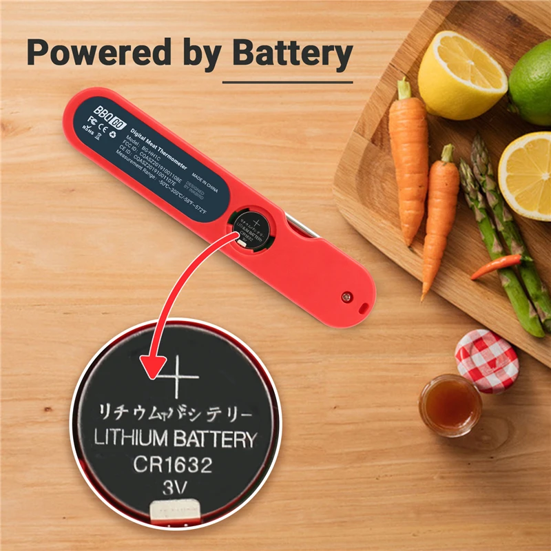 Meat Thermometer INKBIRD Digital Meat Thermometer Folding Barbecue Kitchen Cooking Instant Reading Backlight Display for Grilling BBQ