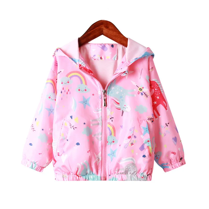 Hello Kitty Raincoat For Girls Toddler Rain Jacket ANYOO With Hood