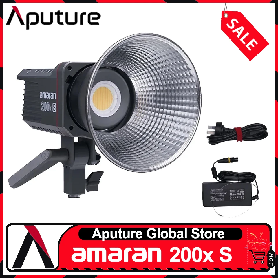 Aputure-Amaran 200x sビデオライト、2x200w、バイカラー