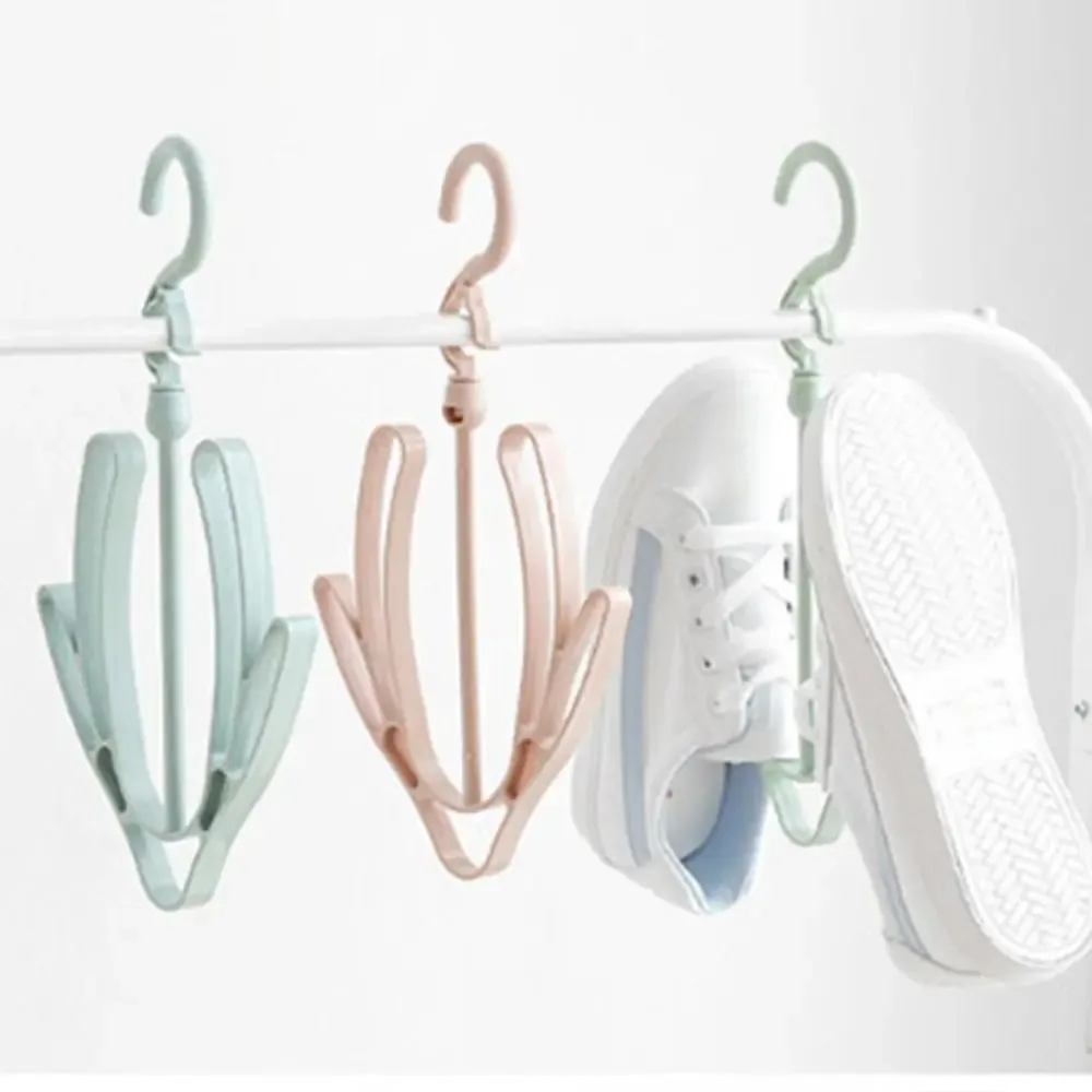 Multifunctional Shoe Rack for Drying Hanger Home Shoe Shelf Stand Creative Shoe Storage Organizer Hook Windproof Drying Hanger 3