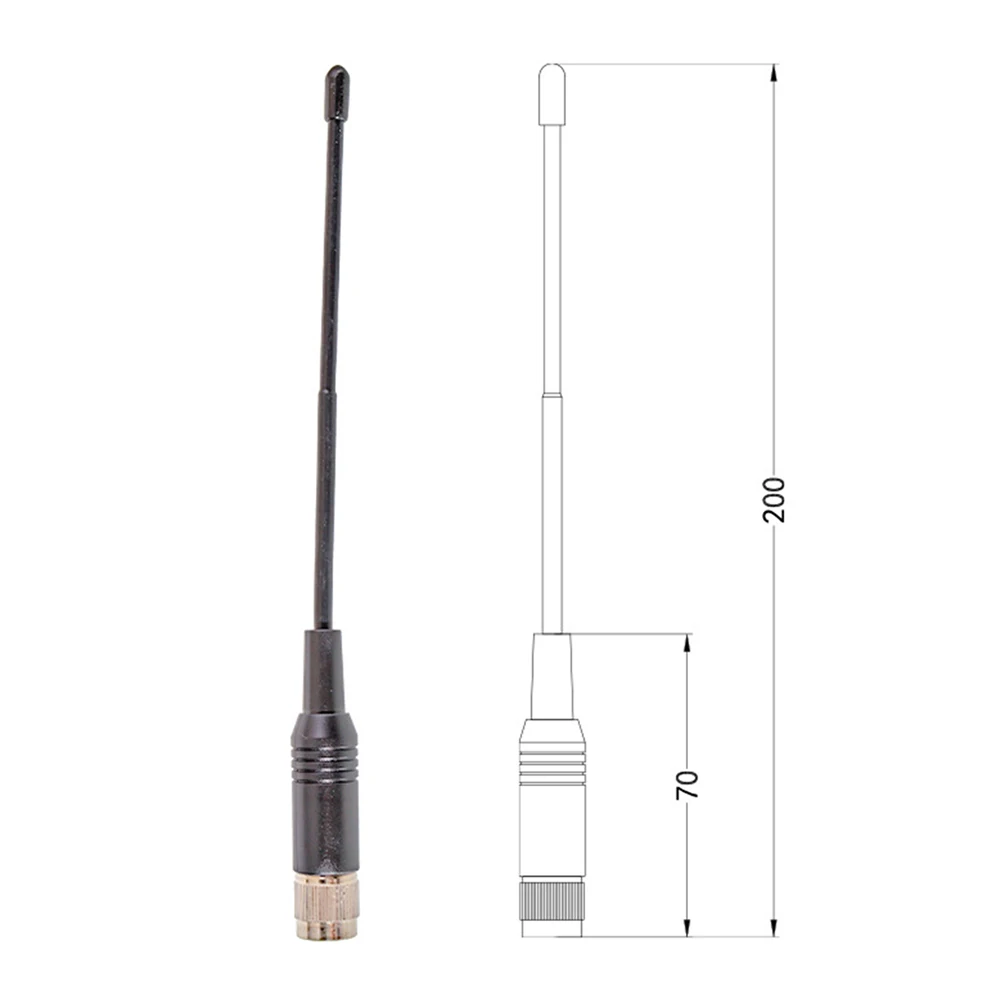 

400MHZ-470MHZ Digital Transmission Antenna 200mm TNC Male Radio Antenna For Radio 3dBi LORA Digital Transmission Antenna