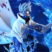 ⁦مجسم أنمي ناروتو هاتاكي كاكاشي النينجا الناسخ 23 سم | Naruto Shippuden Hatake Kakashi 23cm⁩ - الصورة ⁦3⁩
