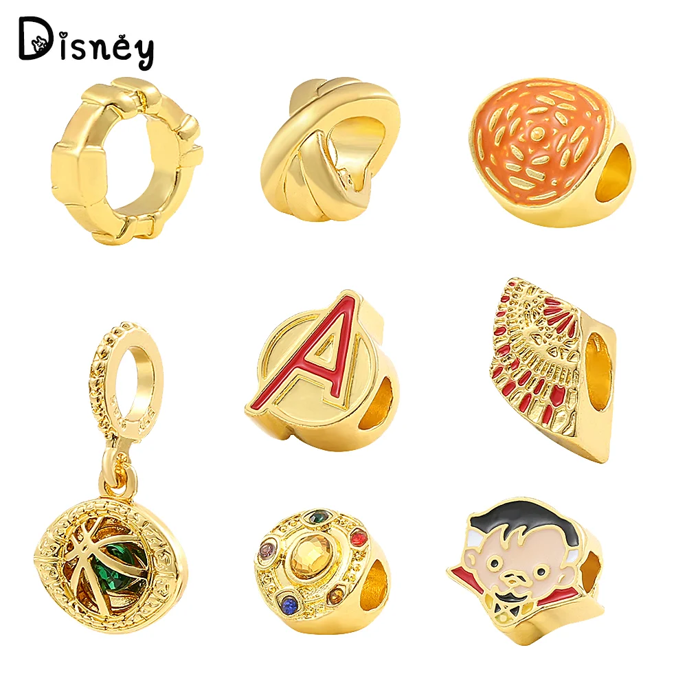 Marvel Superhero Doctor Strange Beads Charm Jewelry The Avengers Eye Of Agamotto Ciondolo Braccialetto Fai Da Te Accessori Moda Regali
