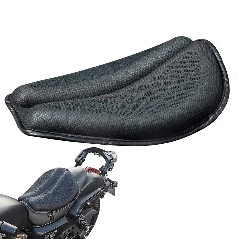 

Universal Motorcycle Seat Cushion Inflatable 3D Blow Air Cushion Pressure Relief Ride Seat Large Pad For Cruiser Tour Saddles