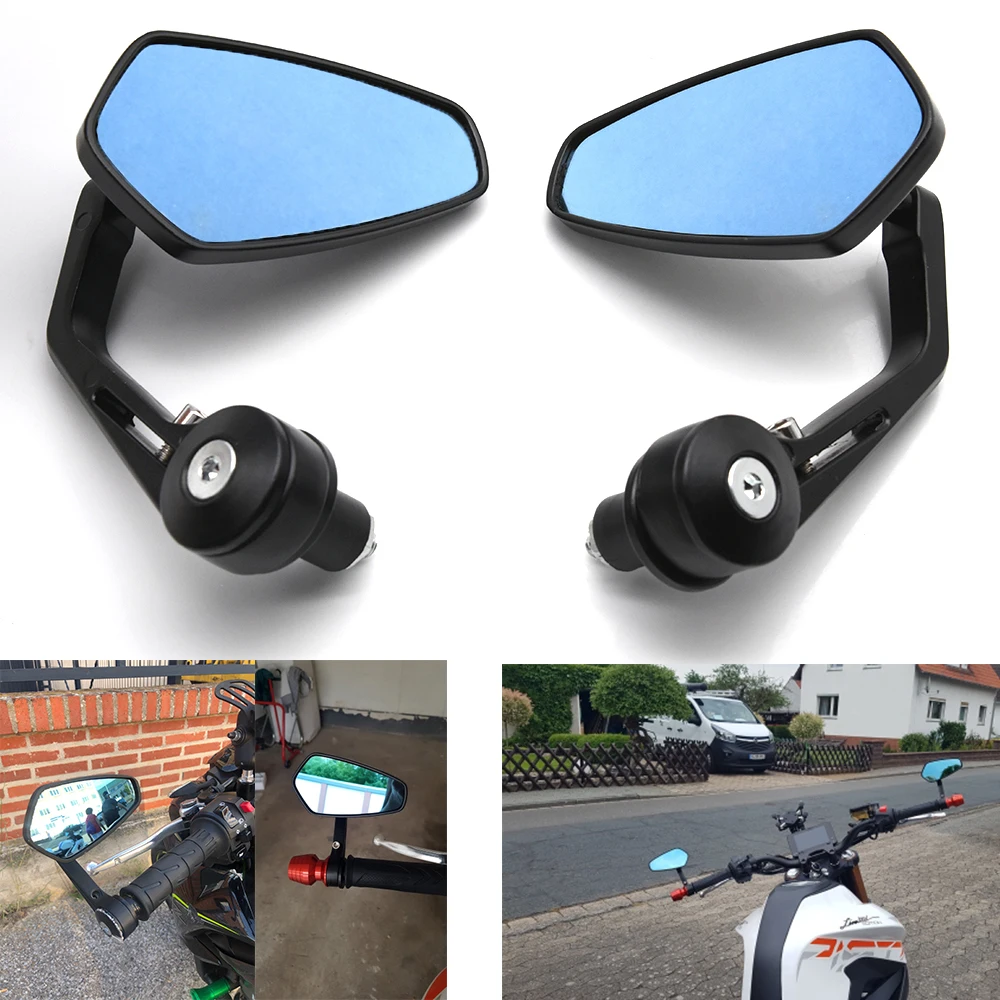 Espejo lateral de aluminio para motocicleta, accesorio moto, Cruiser, Chopper, ATV, 7/8 '', 22mm, para BMW Ducati Aprilia Victory Mirror| Espejos laterales y accesorios| AliExpress