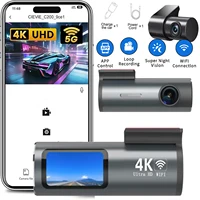 4K Dash Cam Front and Rear, 1.3” IPS Display Car Camera, 5Ghz WiFi+App Control, Night Vision, 24H Parking Mode, G-
