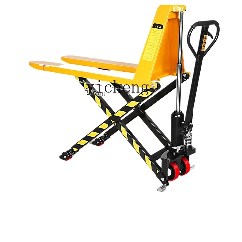 

Tqh Scissor High Lift Truck 1 Ton Manual Hydraulic Trailer Electric Lift Platform Forklift