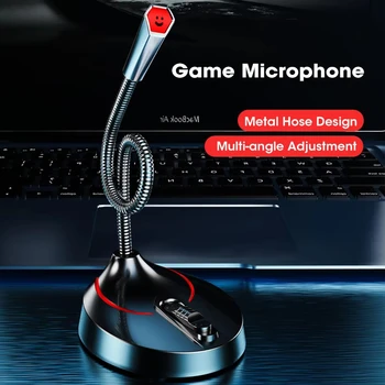 Microfono Mini AUX Cablato da 3,5mm per PC, Computer, Laptop, Notebook, Altoparlante
