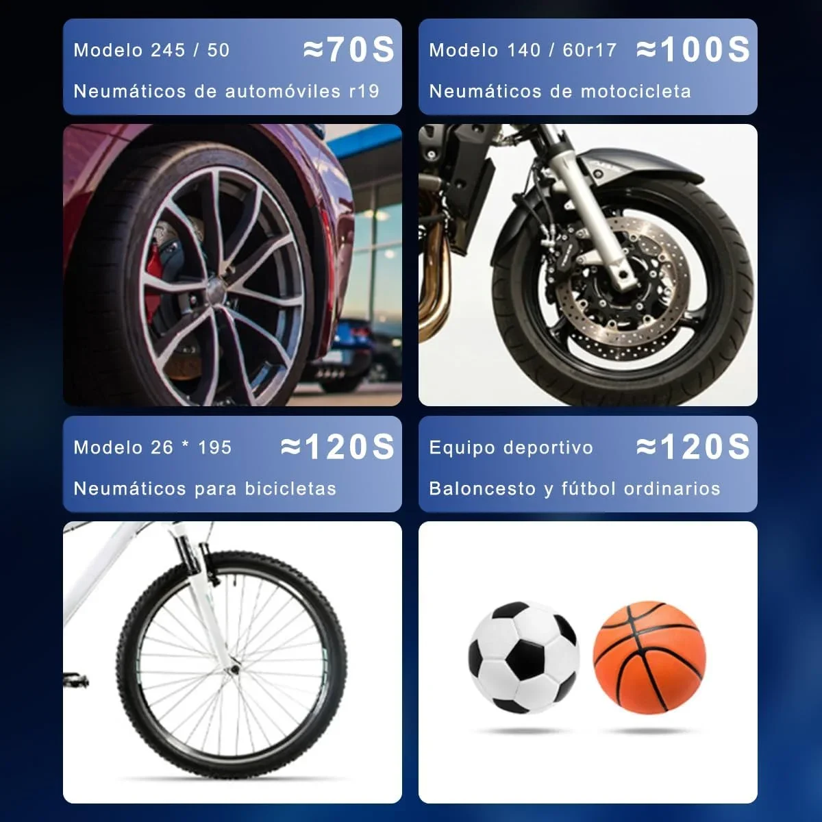 Portable Air Compressor for Car Tires Fast Air Pump Tire Inflator Accurate Pressure Air Pump for Motorcycle  MTB Bicycle Ball