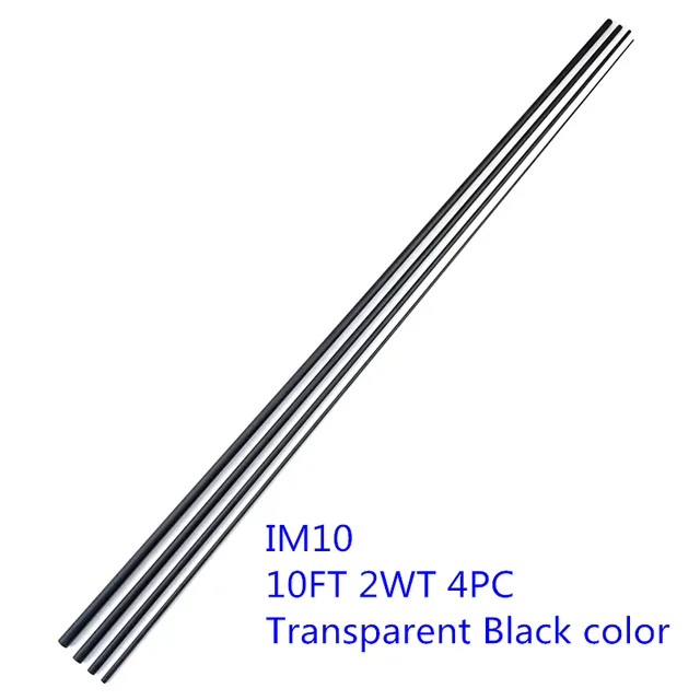 NooNRoo IM10 10'0"10'6"11" 2/3/4wt Nano carbon Fiber Fly Rods Blanks Super Light Fast Action Fishing