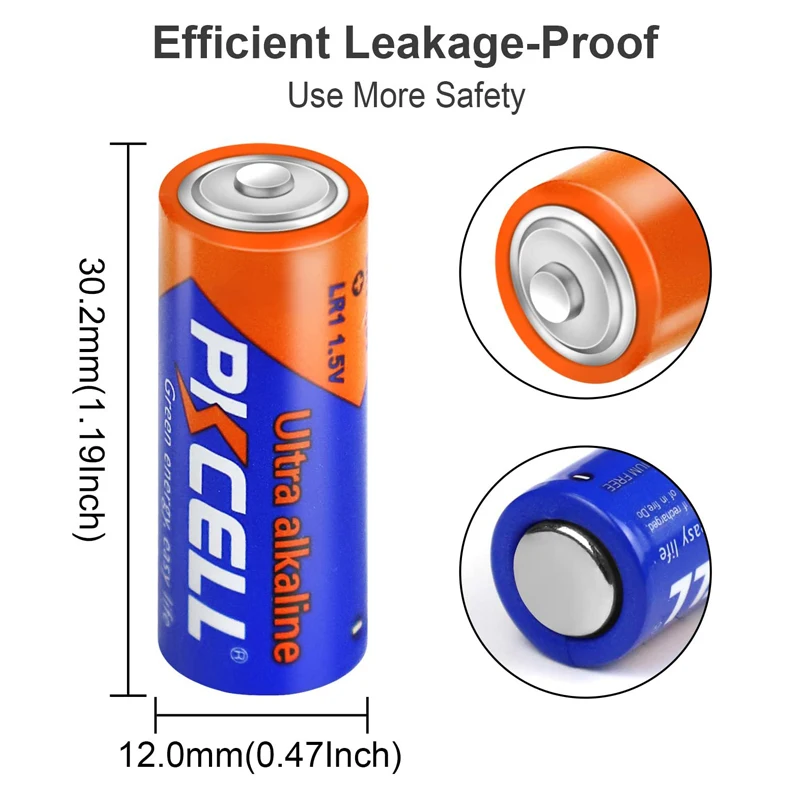 Alkaline Battery 10PC 1.5V LR1 for Doorbell Toys