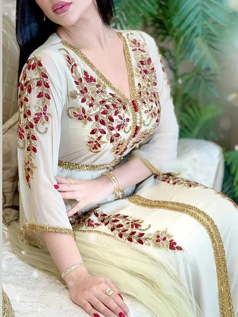 110110-8ce98e.jpg Robe musulmane de luxe Eid pour femmes, Ramadan arabe Abaya, soirée islamique, Jalabiya, vêtements marocains, caftan turc marocain