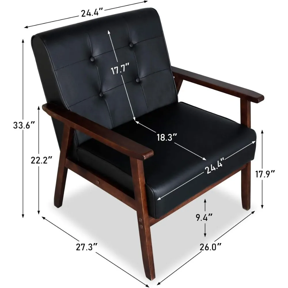Medieval Wooden Armrest Sofa and Chair Set - Classic Style, Sturdy Structure, Easy to Assemble, Suitable for Office Sets 6