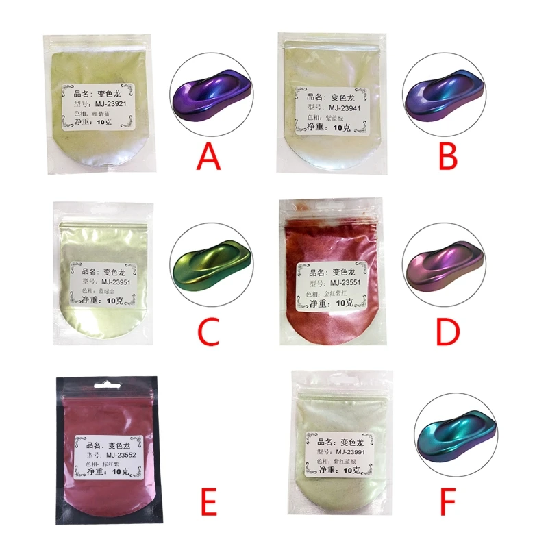 

10g Glitter Polish Art Powder Pigment Pearl Powder for Car Painting