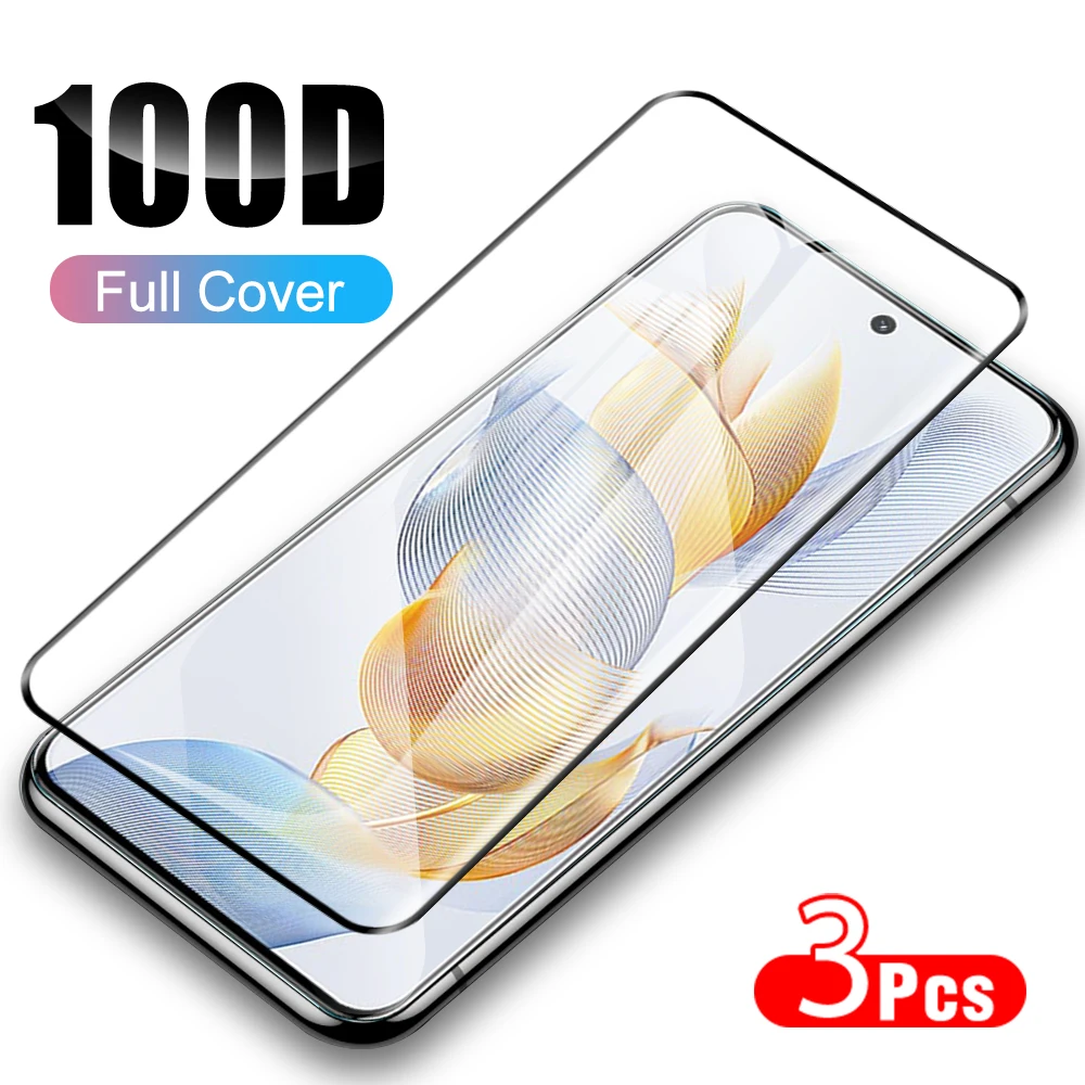 

Закаленное стекло для Honor 90 80 30 Magic5 Magic4 Pro, изогнутая защитная пленка на весь экран с клеем, Honor X9b X50 X40 X9a xonor 70 60 50, 3 шт.