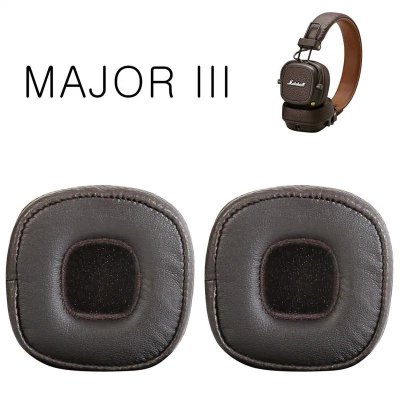 Cuscinetti Cuffie Ricambio Per Marshall Major II E IV | Spugna Memory Foam, Nero - Foto 5