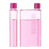 A6 Book Paper Cup Bottle Portable Paper Pad Water Bottle Drinking Notebook Bottles Flat Water Bottle