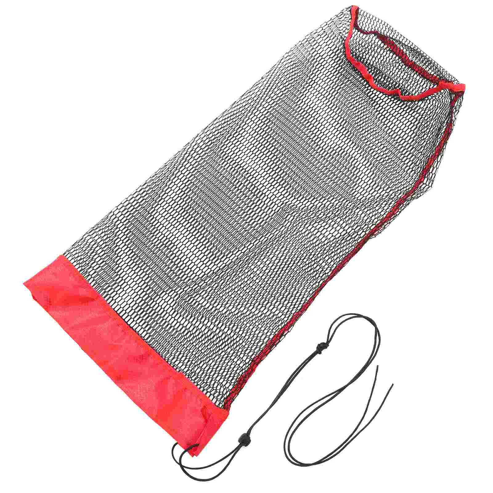

Diving Fishing Net Bag Outdoor Drawstring Fish Net Portable Fishing Holder With Ground Insert For Camping Traveling Drift Hiking