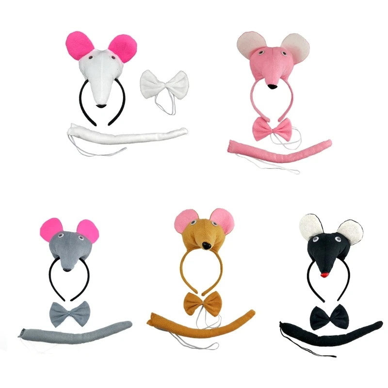 

Role Play Mouse Costume for Children Family Party Dress Up Pretend Play Outfit Dropship