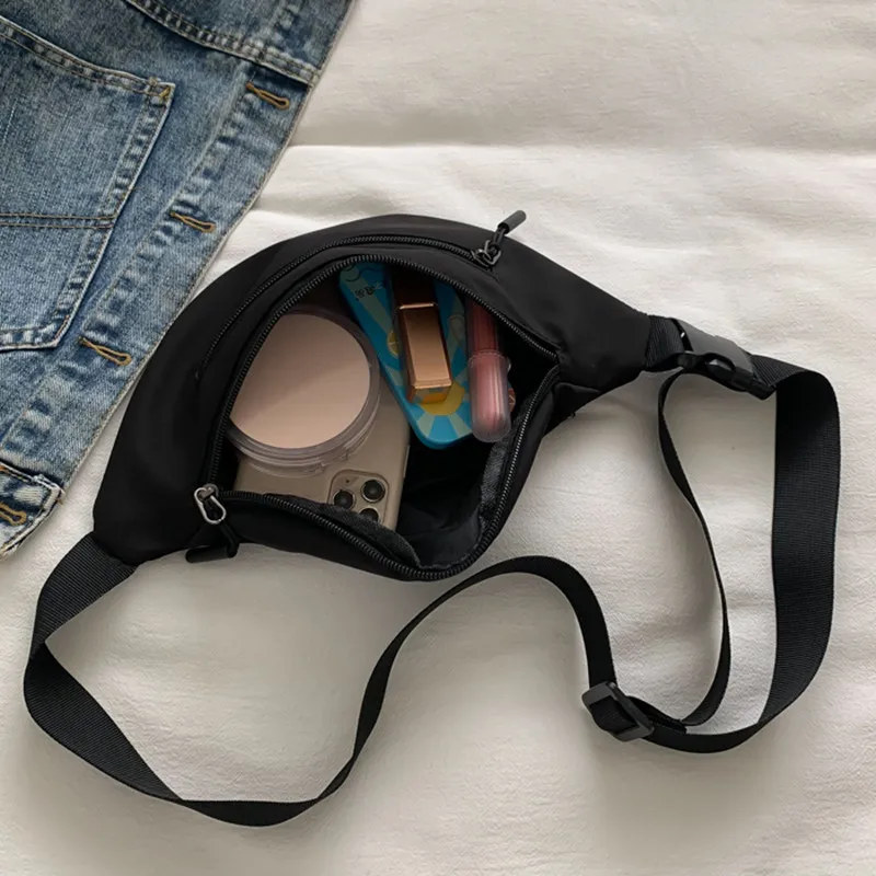 Casual Women Waist Bags 2023 Female Chest Bag Travel Hip Belt Bag Fanny Pack Crossbody Bags Ladies Handbags Designer Purses Sac