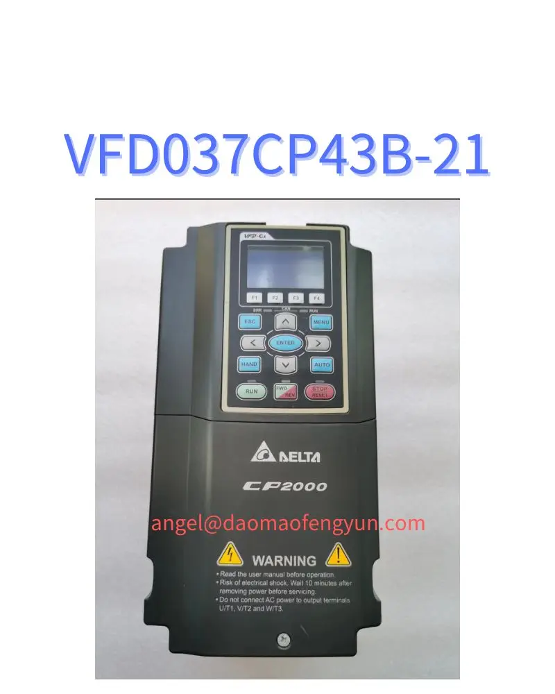 

VFD037CP43B-21 использованный инвертор 380 кВт в, 1 фаза, функция работы ОК