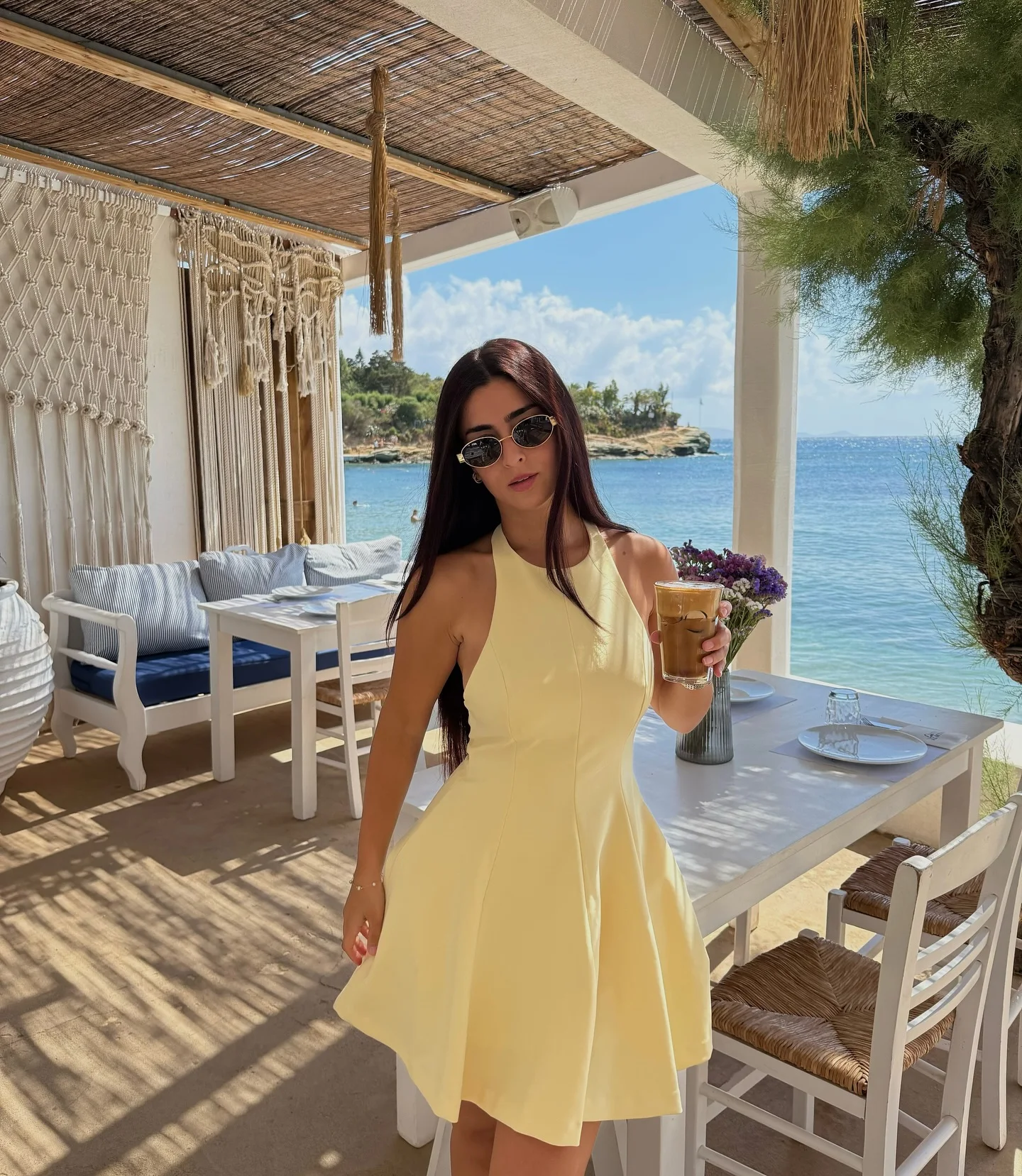 HH Women Summer Fashion Solid Halter Neck Zipper Backless