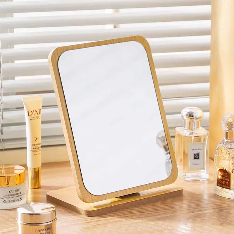 

Handheld Nordic Makeup Mirror Led Bathroom Portable Vanity Mirror Cute Luxury Creative Espejo Cuerpo Entero Room Decor Aesthetic