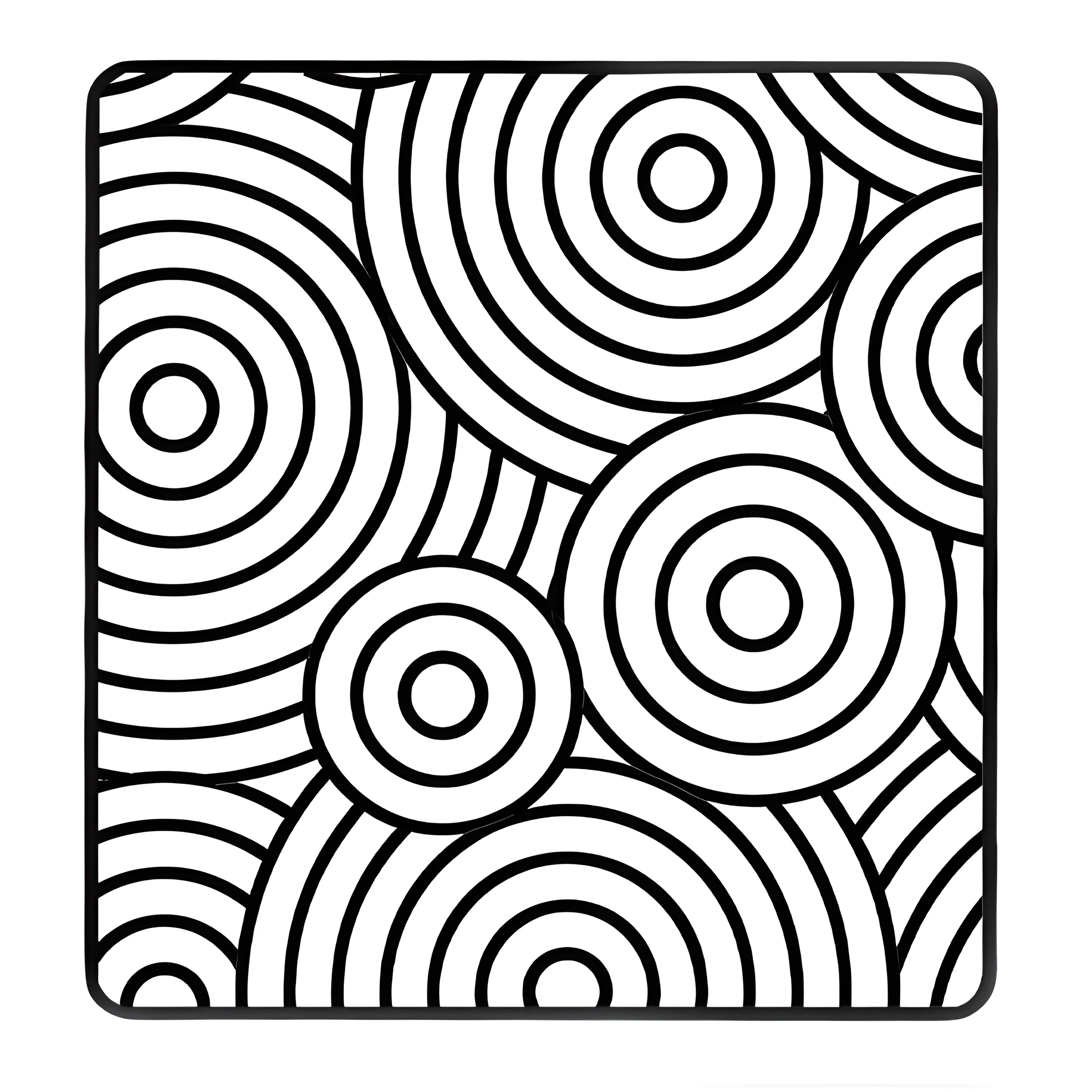 COZY Bold-easy Patterns Coloring Book for Adults Cute Drawing Book Perfect Gift for Party and Birthday 6