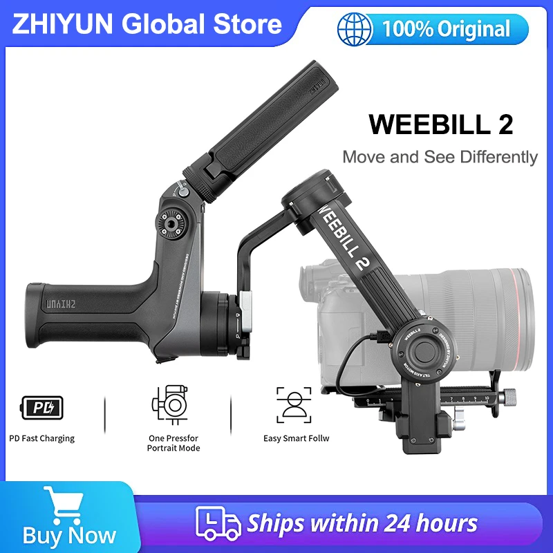 Zhiyun Weebill 2 Handheld Gimbal Stabilizer 3axis For Dslr Mirrorless Cameras Compatible With