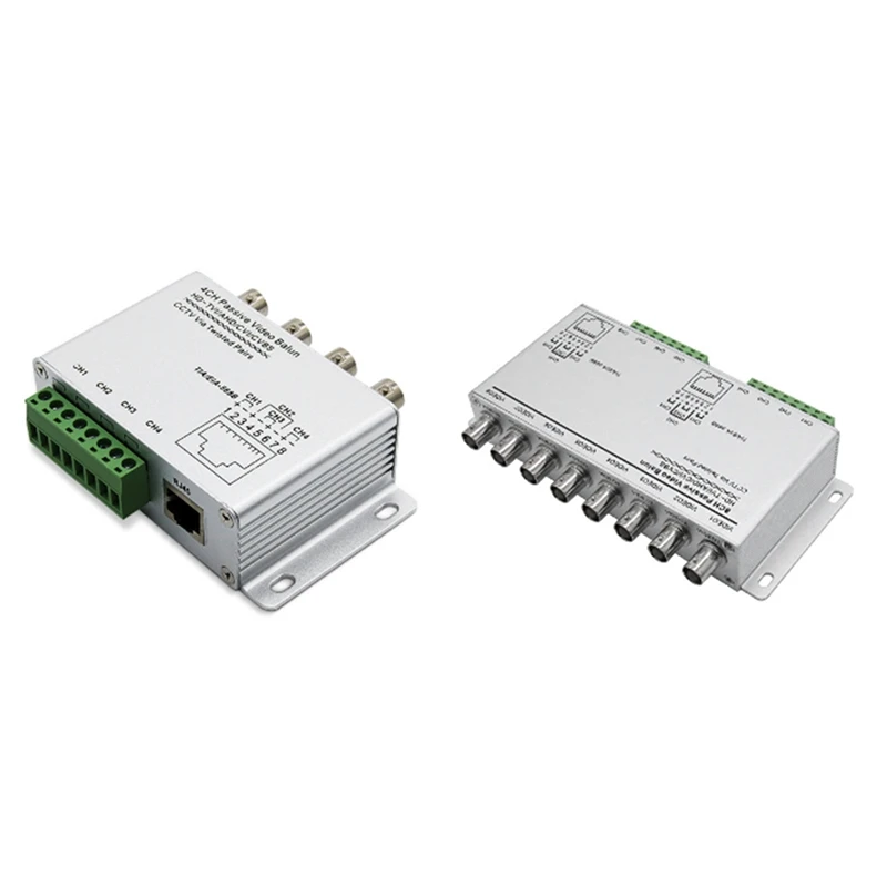 

Пассивный видеоролик для камер TVI, CVI, AHD, CCTV через витые пары, UTP, видеоролик, трансивер BNC на UTP RJ45, легкая установка