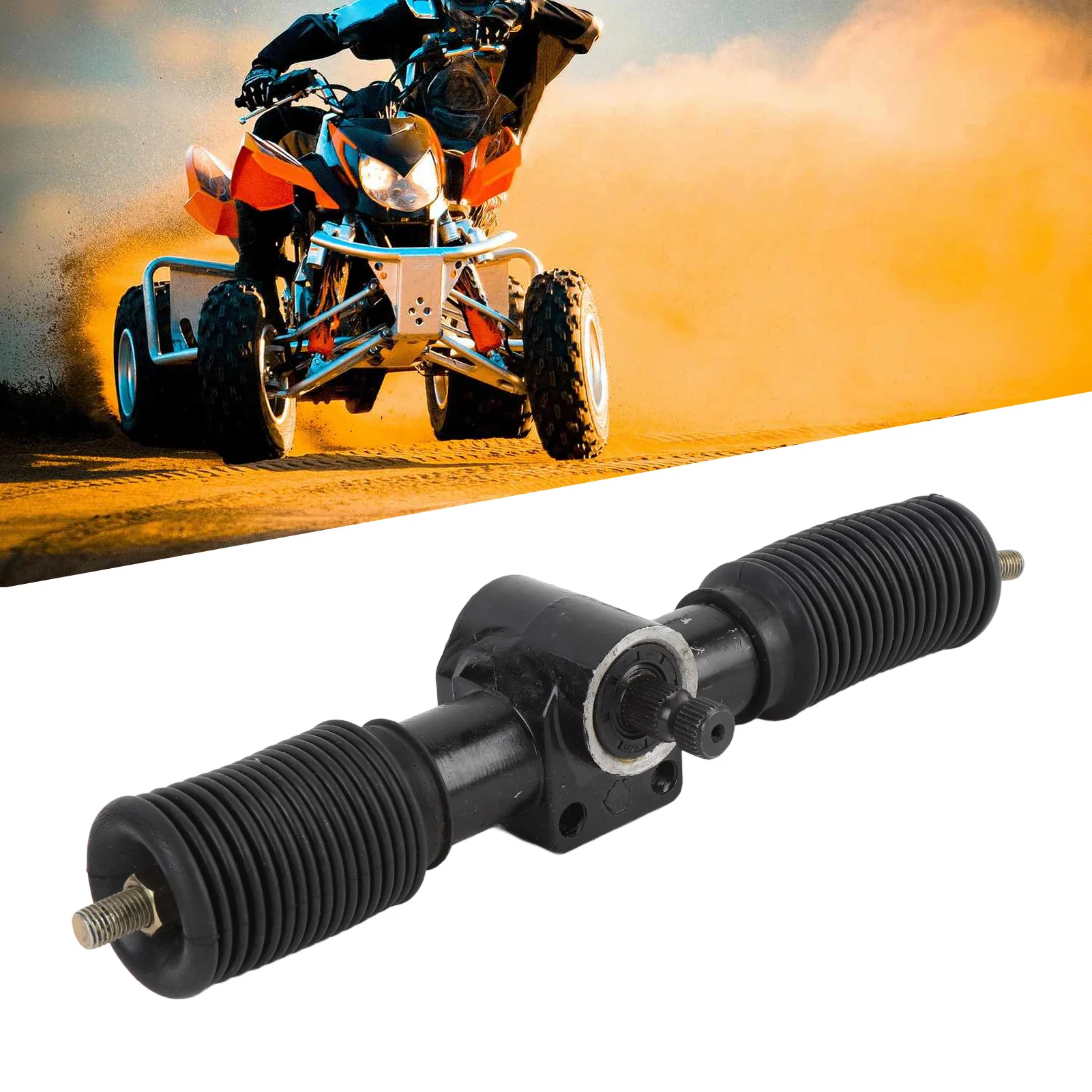 Steering Gear Rack High Hardness 30T 335mm Abrasion Proof Enhanced Control Power Steering Rack and Pinion Assembly for ATV UTV