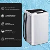 Full Automatic Washer Machine,Portable Washing Machine,Laundry Washer with 10 Wash Programs& LED Display& Built-in Drain Pump 2