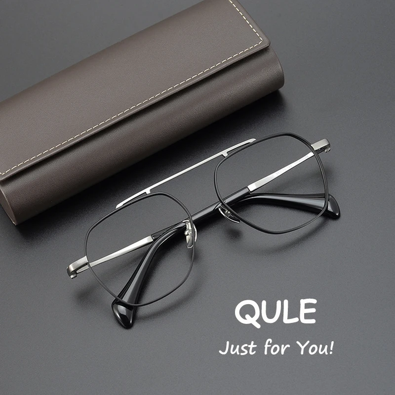 

Titanium Designer Personalized Glasses Frames Man TOP Quality Square Eyewear Myopia Reading Progressive Women Trendy Eyeglasses