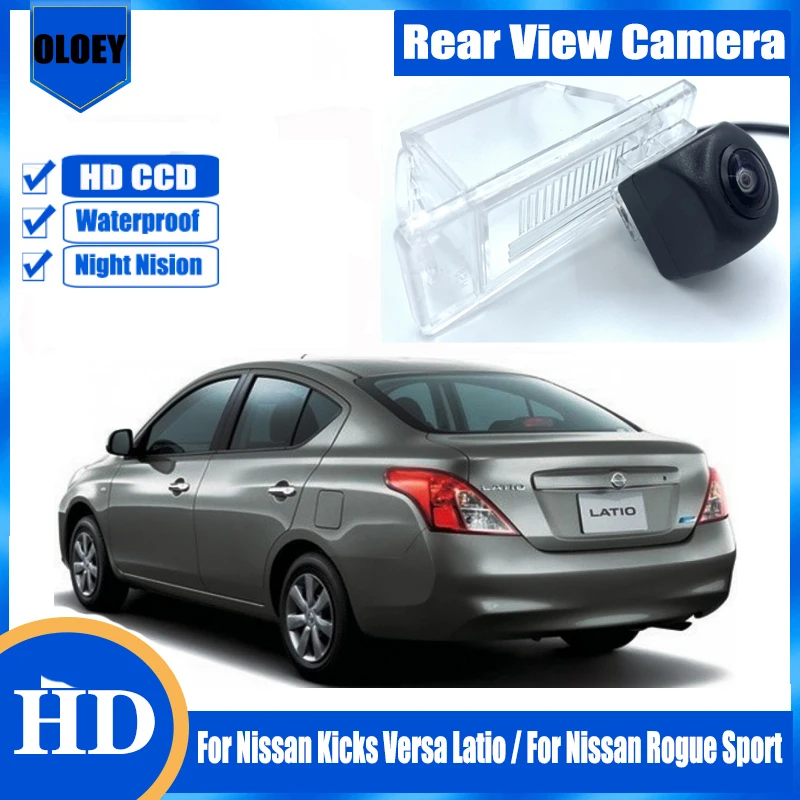 

HD Fisheye Rear View Camera For Nissan Kicks Versa Latio / For Nissan Rogue Sport Night Vision Backup Parking Reversing Camera