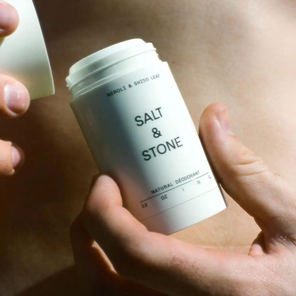 SALT&STONE Deodorante Stick Profumato Lunga Durata Fragranza Sandalo Rinfrescante Non Appiccicoso Cura delle Ascelle Elimina gli Odori - immagine 6