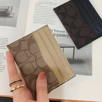 Portefeuilles de luxe pour femmes, porte-cartes multifonction en cuir PU, petit sac à cartes, porte-monnaie court pour femmes 1