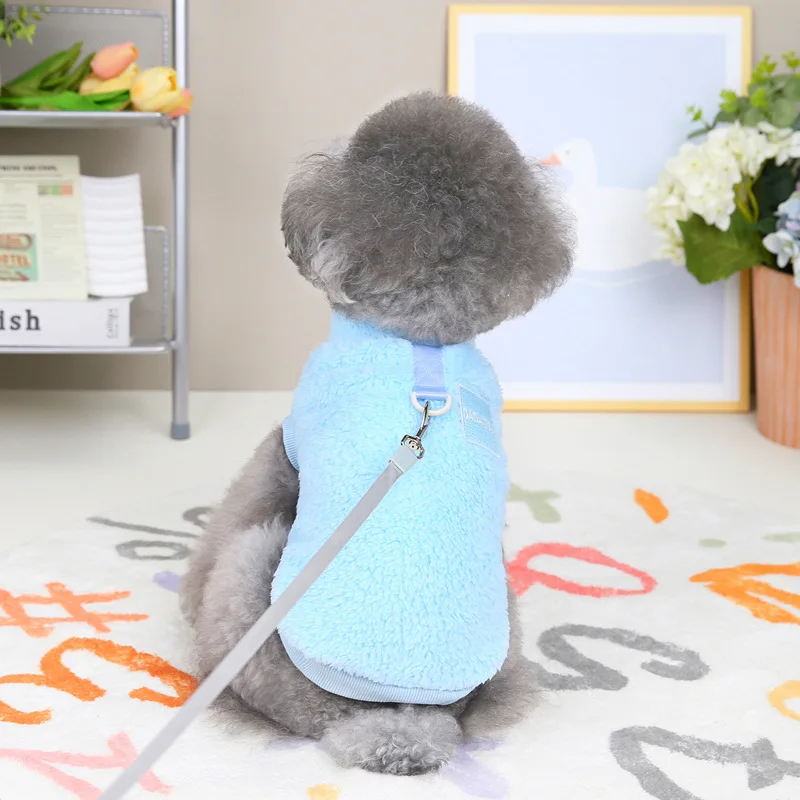 따뜻한 소형견 옷, 부드러운 양털 고양이 개 의류, 애완동물 강아지 겨울 조끼, 소형 중형견 고양이 치와와 요키용 코스튬