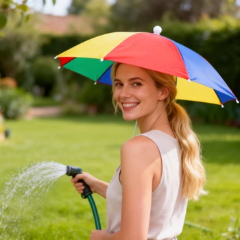 Hands-Free Umbrella Hat 1