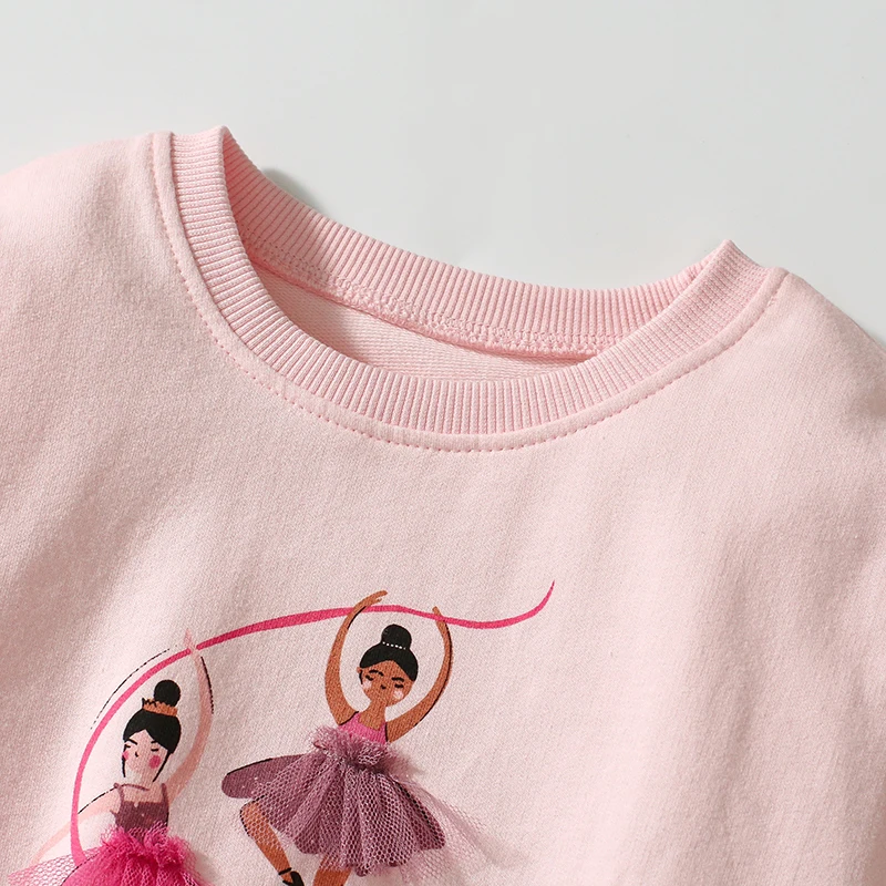 2Pcs/set Autumn Baby Girls Ballet Dancer Sweatershirts Tops+ Legging Sets Kids Clothes Children's Clothing Cotton
