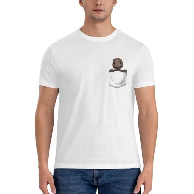 T-Shirt Da Uomo Tshirt In Cotone Little Big Planet Pocket Sackboy Essential T-Shirt Da Uomo Vintage T-Shirt In Felpa Top Di Marca
