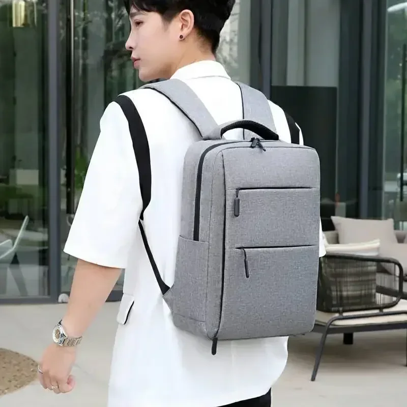 Men's Backpacks Oxford Waterproof Rucksack Business Computer Bag Casual USB Backpack Senior High School Student Schoolbag Large 6