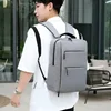 Men's Backpacks Oxford Waterproof Rucksack Business Computer Bag Casual USB Backpack Senior High School Student Schoolbag Large 6