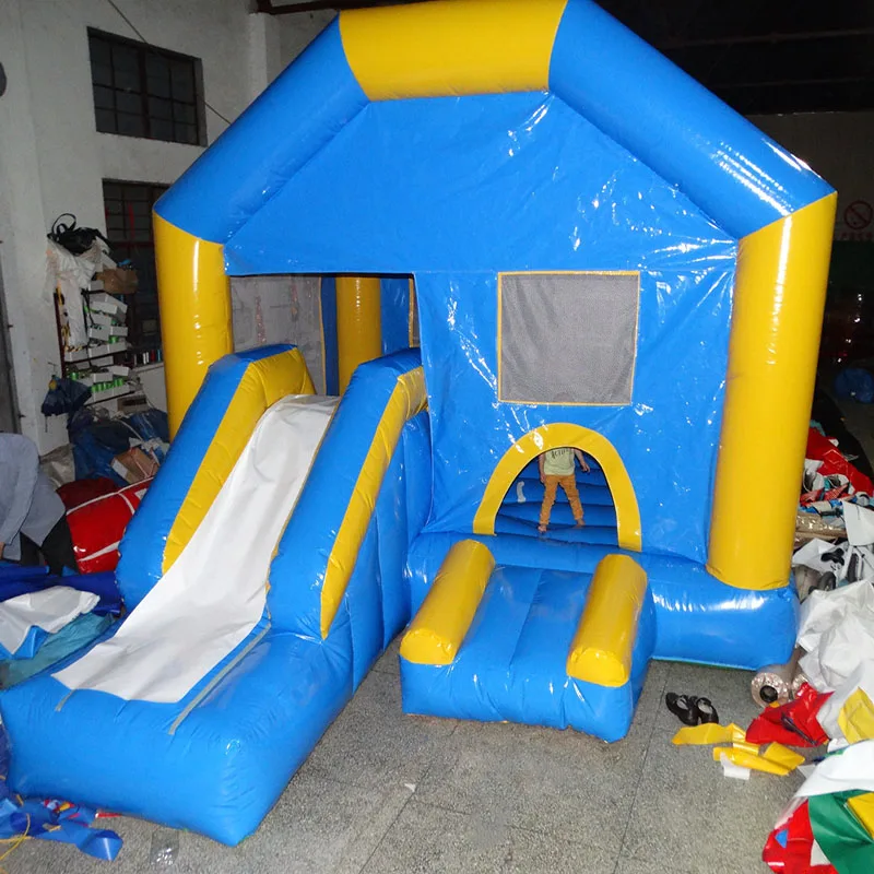 

Children slide inflatable playground big trampolines indoor playground equipment