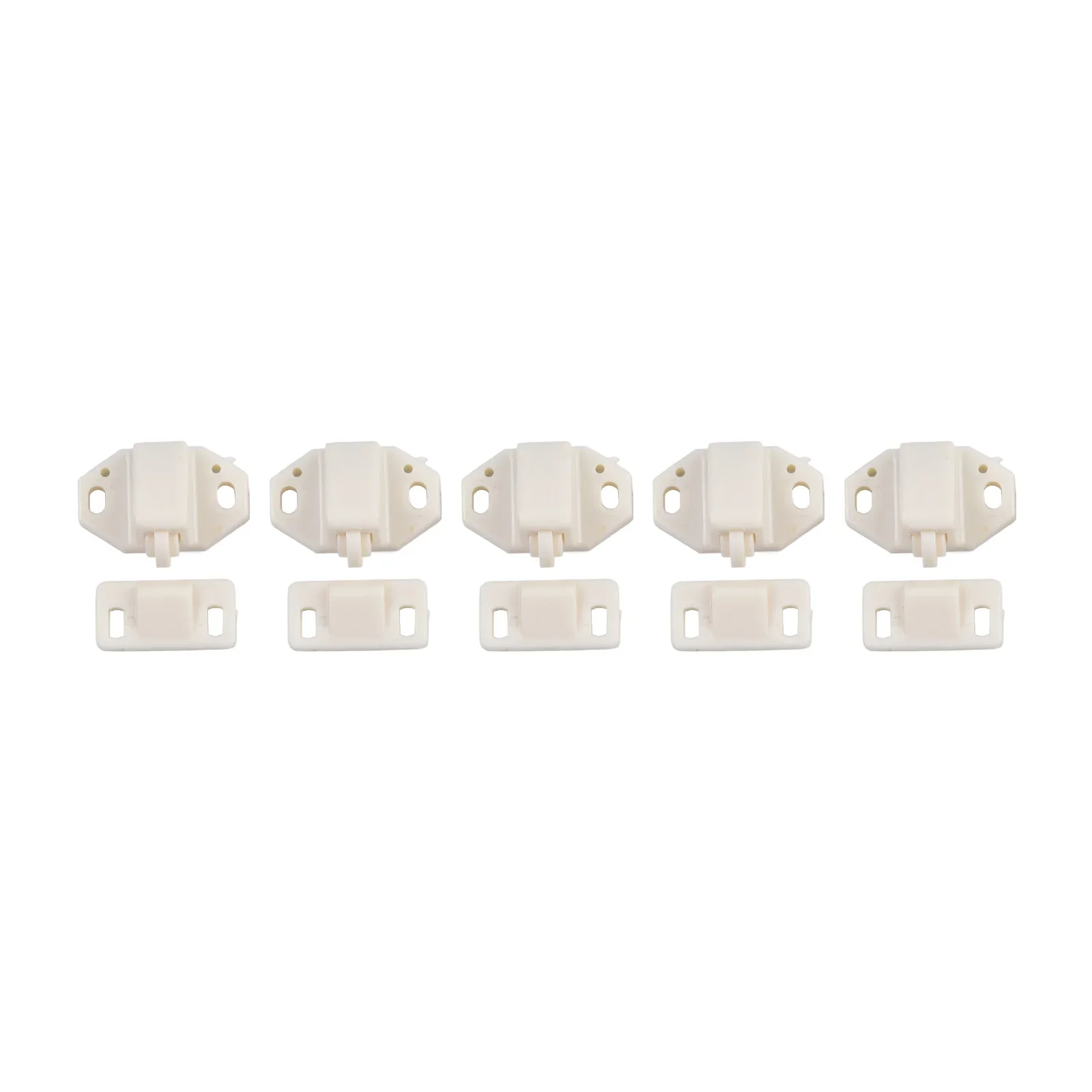 Door Roller Catch Furniture Cabinet Closet Door Roller Catch With ABS Plastic Home Hardware Tool Accessories 5Pcs